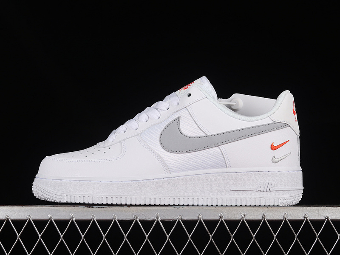 Nike [FD0666-100]-[AIR FORCE 1 07 LOW WHITE/PICANTE RED/WOLF GREY]-[WOMAN:36-39]-[MAN:40-45], photo 1