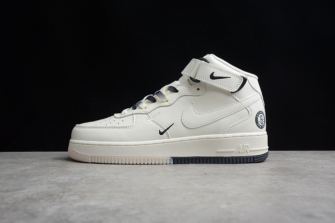 Nike Nike AIR FORCE 1 07 MID BEIGE/BEIGE/BLACK · NT2969-013, photo 1