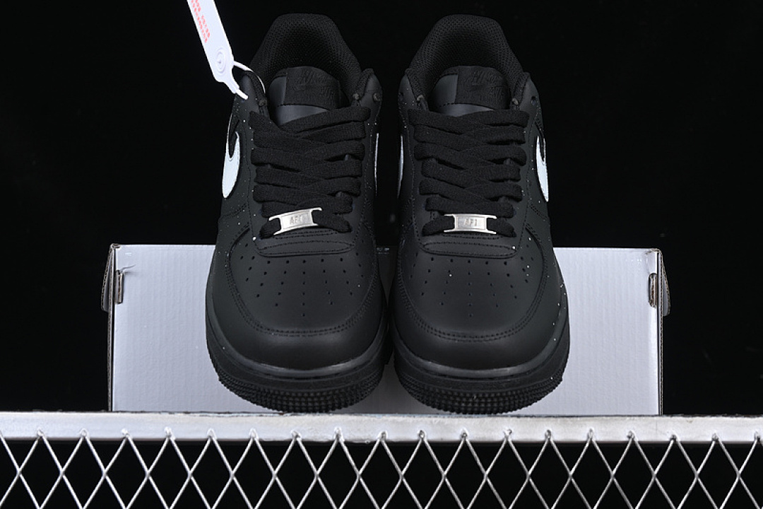 Nike [ZH0316-046]-[AIR FORCE 1 07 LOW BLACK/WHITE]-[WOMAN:36-39]-[MAN:40-45] - Image 13