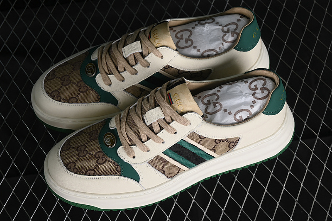 Chanel [9Y9209666]-[GU*CCI CHUNKY B SCREENER GG WHITE/BLACK/GREEN/BROWN]-[MAN:39-44] - Image 12