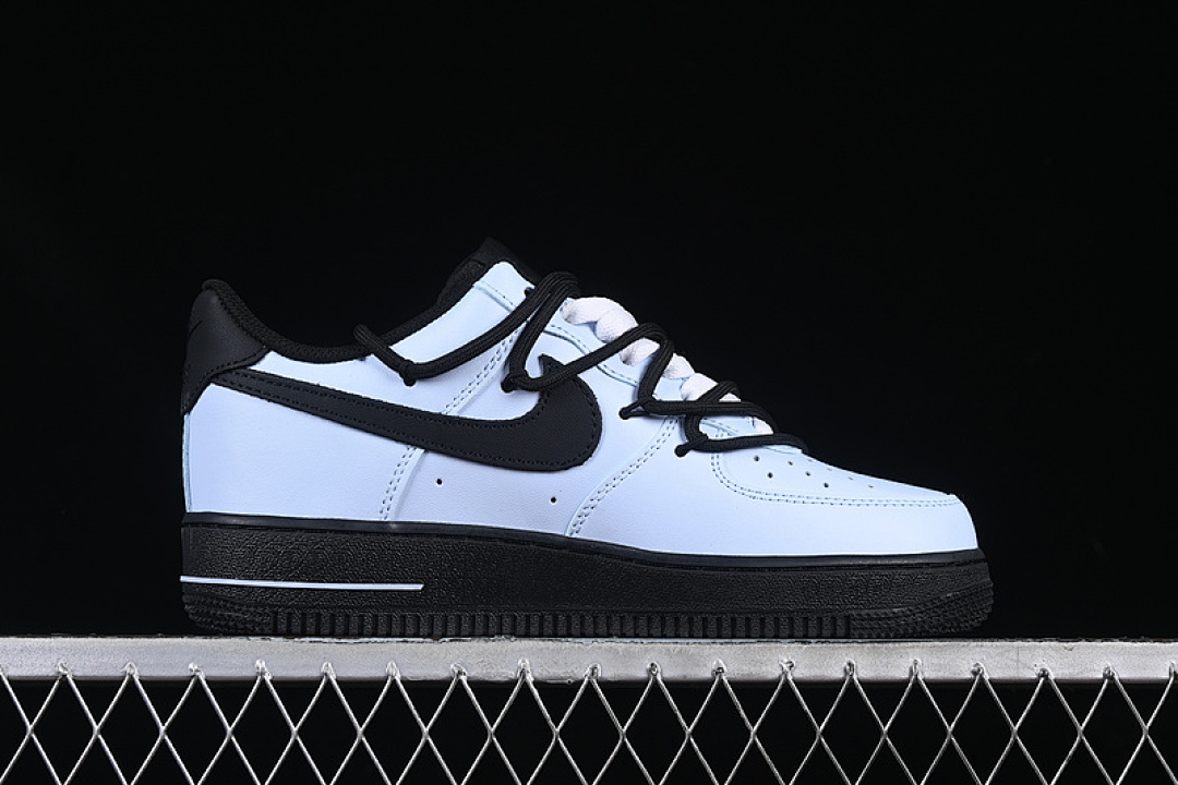 Nike [ZH0316-067]-[AIR FORCE 1 07 LOW BLACK/BLUE/WHITE]-[WOMAN:36-39]-[MAN:40-45] - Image 16