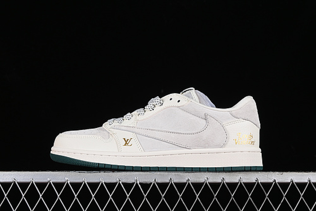 Jordan [LJ5188-005]-[TRAVIS SCOTT X FRAGMENT DESIGN AIR JORDAN 1 LOW OG SP WHITE/GREY][UNISEX:36-45], photo 1