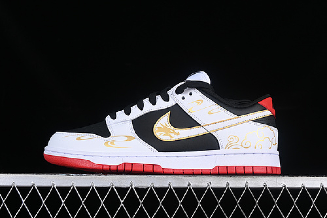 Nike SB DUNK LOW WHITE/BLACK/RED · FD9762-061, photo 1