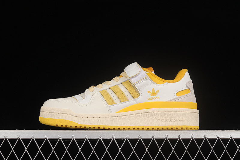FORUM 84 LOW WHITE/WHITE/YELLOW · GX4537, photo 1