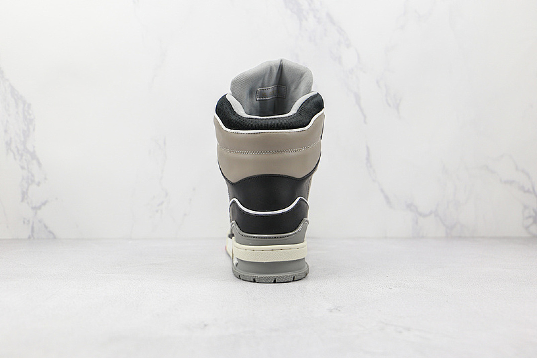 Louis Vuitton [L*V 2021 HIGH TRAINER BLACK/LIGHT GREY/WHITE]-[MAN:39-45] - Image 10