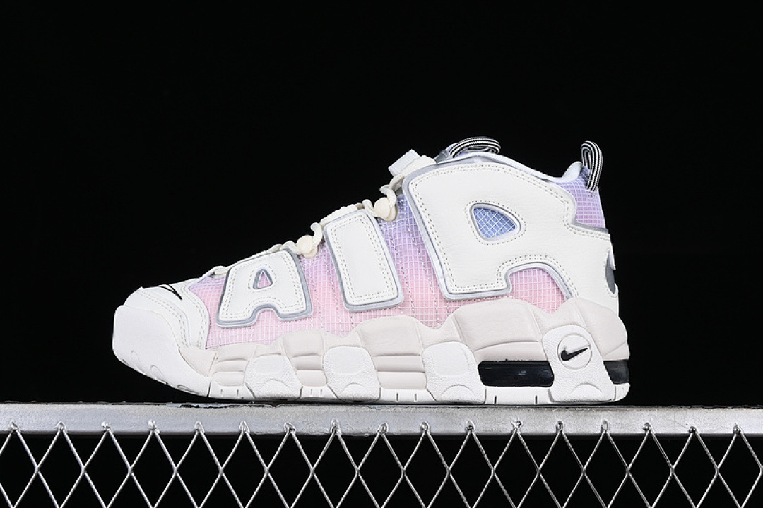 Nike [DR9612-100]-[AIR MORE UPTEMPO 96 QS WHITE/PINK/BLUE/SILVER]-[WOMAN:36-39]-[MAN:40-46], photo 1