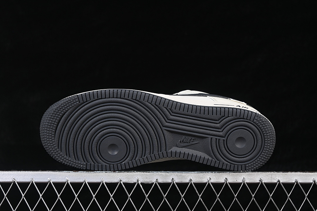 Nike [SM6668-119]-[AIR FORCE 1 07 LOW CASUAL SNEAKERS BEIGE/DARK GREY]-[WOMAN:36-39]-[MAN:40-45] - Image 15