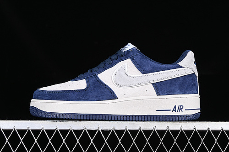 Nike Nike AIR FORCE 1 07 LOW WHITE/GREY/BLUE · AV0383-228, photo 1