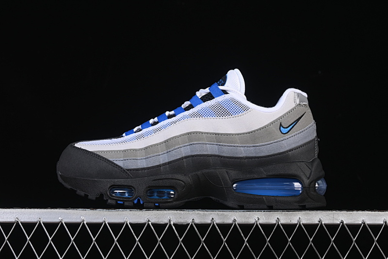 Nike AIR MAX 95 OG WHITE/BLUE SPARK/BLACK/NEUTRAL GREY/MEDIUM GREY · IM7410-100, photo 1