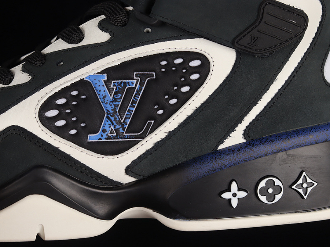 Louis Vuitton [L*V TRAINER 2 SNEAKERS BLACK/WHITE/BLACK]-[WOMAN:36-39]-[MAN:40-45] - Image 8
