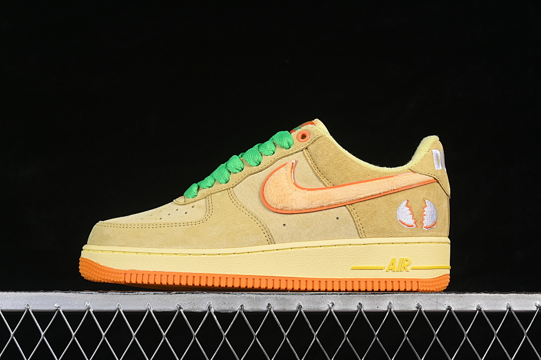Nike Nike AIR FORCE 1 07 LOW YELLOW/ORANGE · IU7612-700, photo 1