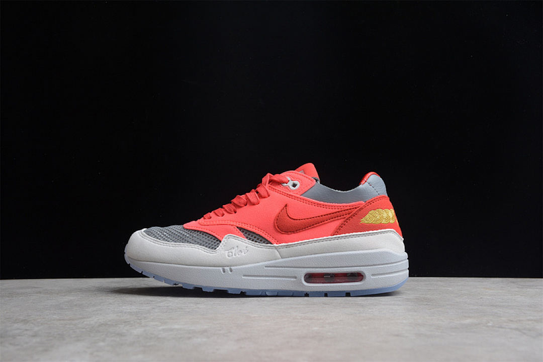 Unbranded [DD1870-600]-[CLOT X AIR MAX 1 KISS OF DEATH SOLAR RED/UNIVERSITY RED/COOL GREY]-[UNISEX:36-45], photo 1