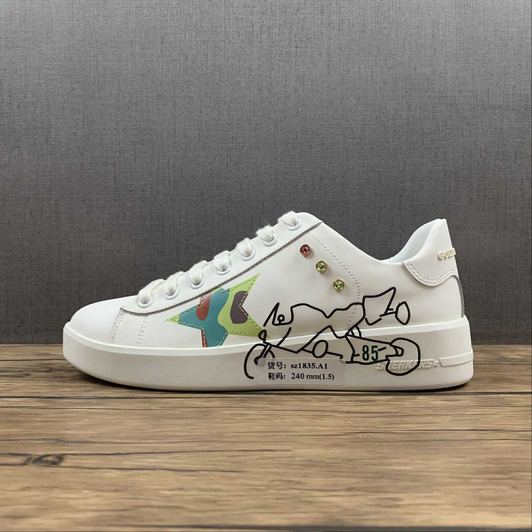 Golden Goose [GOLDEN*GOOSE UOMO/DONNA WHITE/WHITE-MULTI-COLOR]-[WOMAN:35-40], photo 1