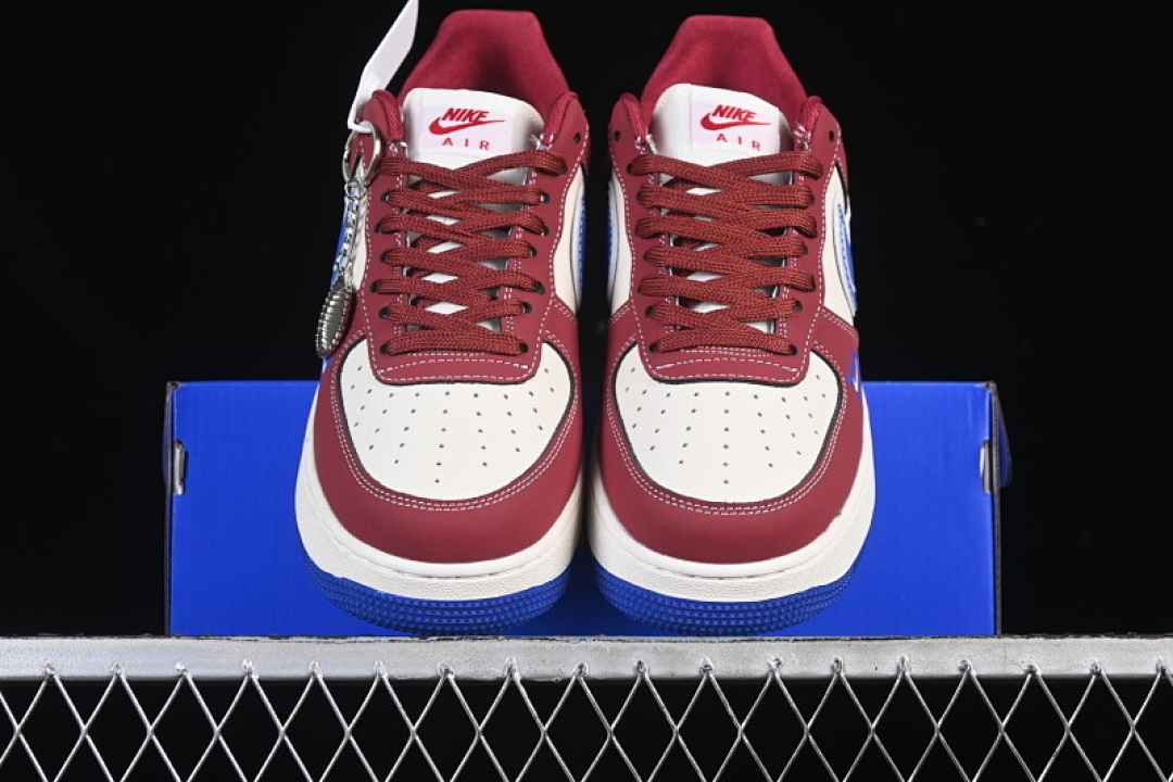 Nike [SY1388-005]-[AIR FORCE 1 07 LOW WHITE/RED/NAVY BLUE]-[WOMAN:36-39]-[MAN:40-45] - Image 13