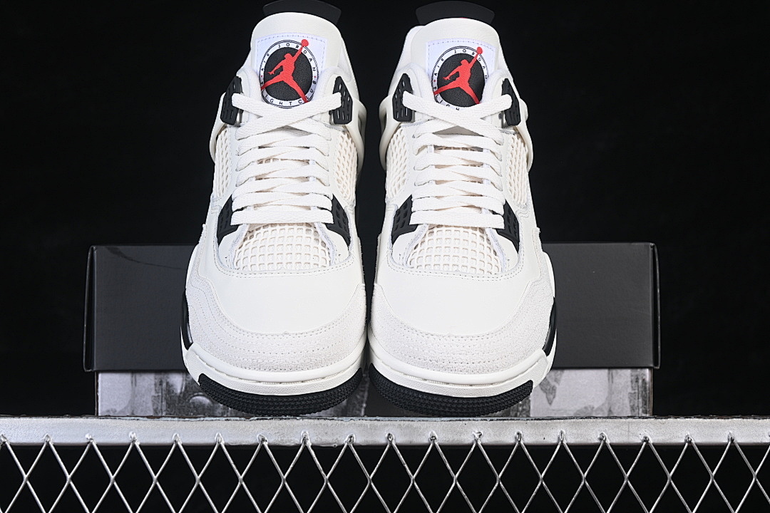 Unbranded [IM4002-100]-[JORDAN 4 RETRO OG SAIL/BLACK/UNIVERSITY RED]-[WOMAN:36-39]-[MAN:40-48.5] - Image 13