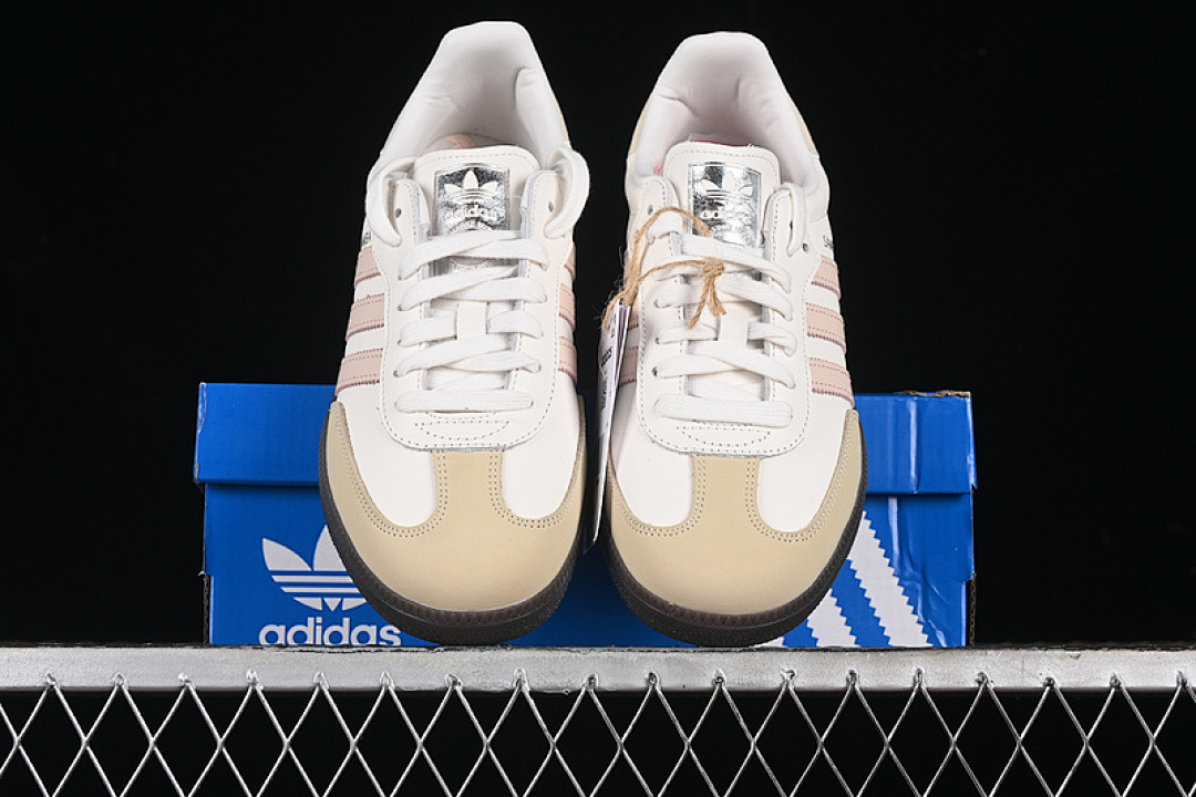 Adidas [IH2751]-[SAMBA VEGAN CLOUD WHITE/WONDER QUARTZ/WONDER WHITE]-[WOMAN:36-42] - Image 13