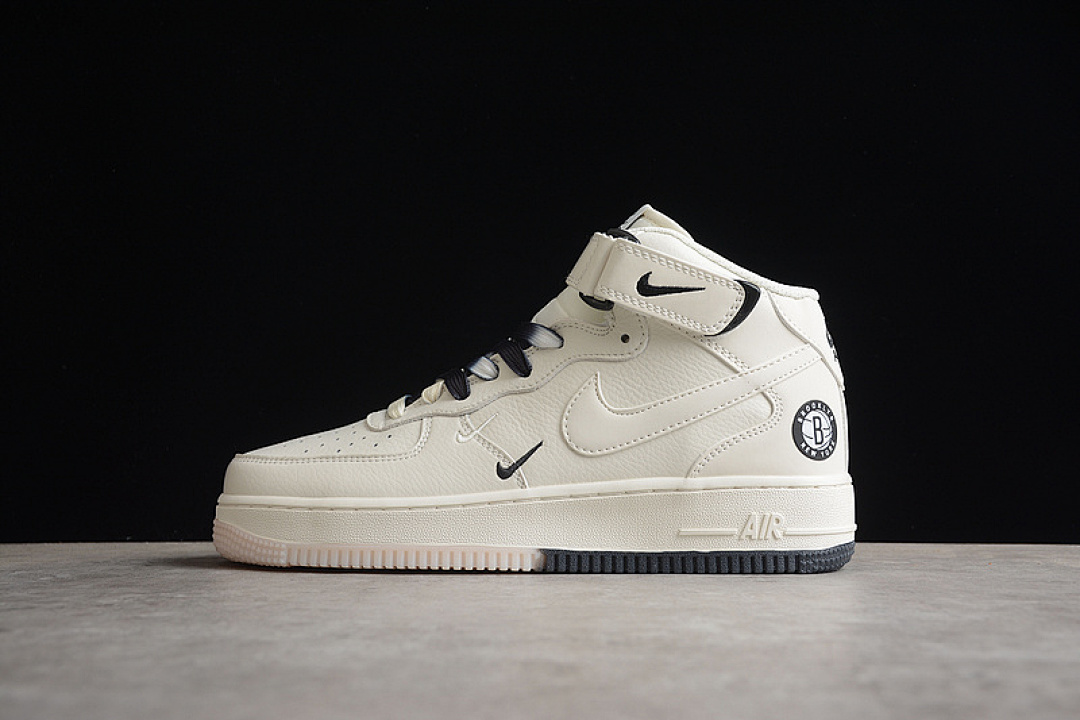 Nike [NT2969-013]-[AIR FORCE 1 MID 07 SU19 BEIGE/BLACK/WHITE]-[WOMAN:36-39]-[MAN:40-45], photo 1