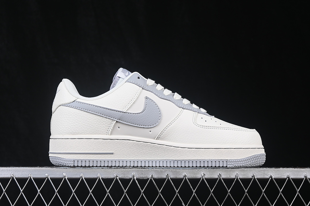 Nike [DN9688-129]-[AIR FORCE 1 07 LOW CASUAL SNEAKERS LIGHT GRAY/WHITE]-[WOMAN:36-39]-[MAN:40-45] - Image 15