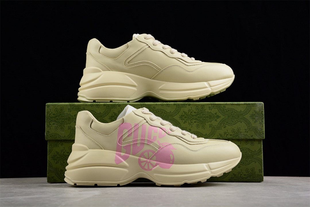 On Running [GU*CCI RHYTON VINTAGE TRAINER SNEAKER BEIGE/BEIGE/PINK]-[WOMAN:35-39]-[MAN:40-44] - Image 14
