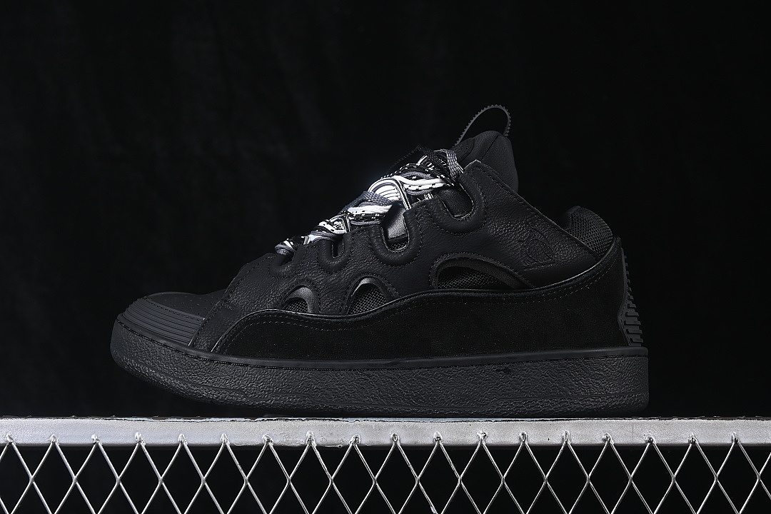 [LACE UP LOW TOP CASUAL LIFE SHOES BLACK/INKINESS]-[WOMAN:36-39]-[MAN:40-47], photo 1