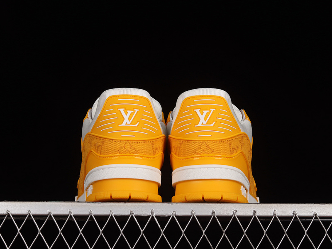 Louis Vuitton [L*V FASHION CATWALK SNEAKERS WHITE/WHITE/YELLOW]-[MAN:38-46] - Image 14