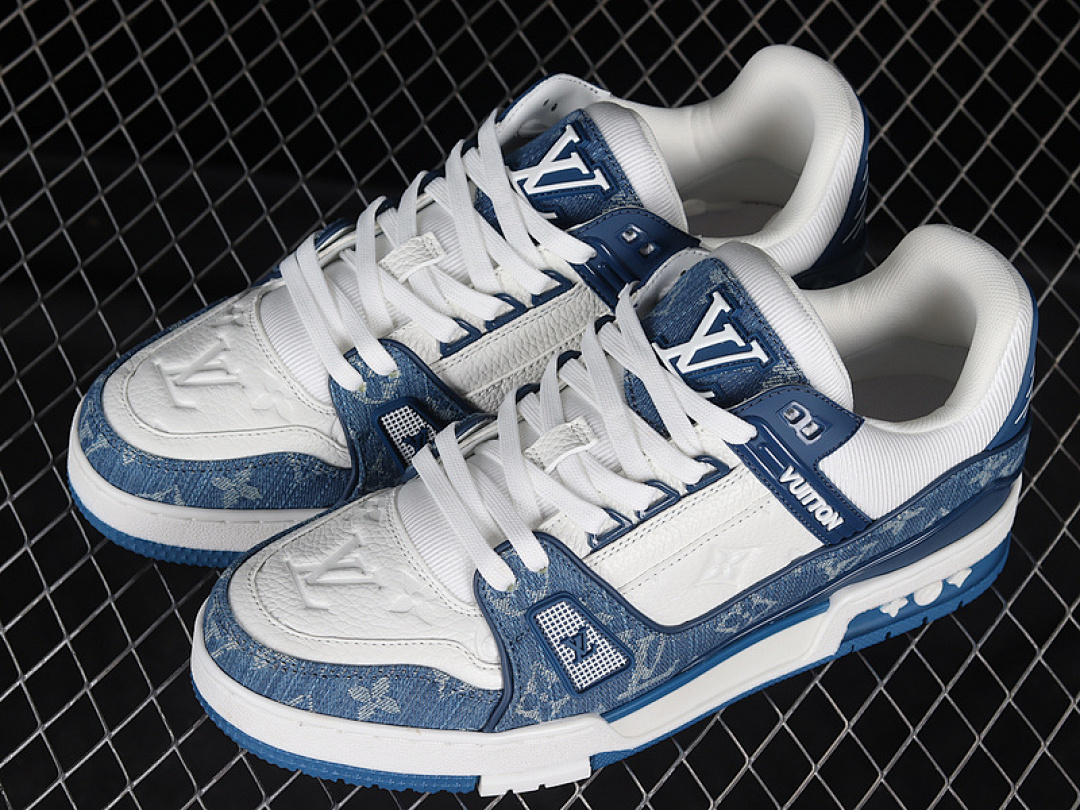 Louis Vuitton [L*V FASHION SNEAKERS NAVY BLUE/WHITE/NAVY BLUE]-[MAN:38-46] - Image 11