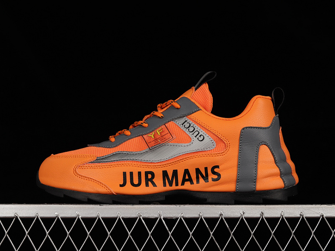 Unbranded [9Y9209666]-[GU*CCI 22SS CASUAL SKATE SHOES ORANGE/GREY/BLACK]-[MAN:39-44], photo 1