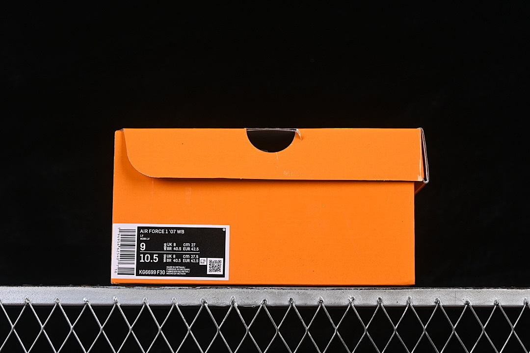 Nike [KG6699-F30]-[AIR FORCE 1 07 LOW WHITE/BLACK]-[WOMAN:36-39]-[MAN:40-45] - Image 12