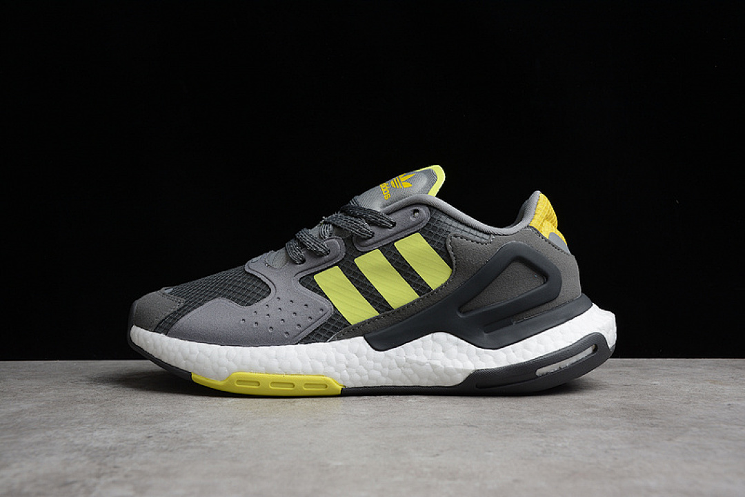 DAY JOGGER BOOST SHOES GREY/VOLT/WHITE · FW5997, photo 1