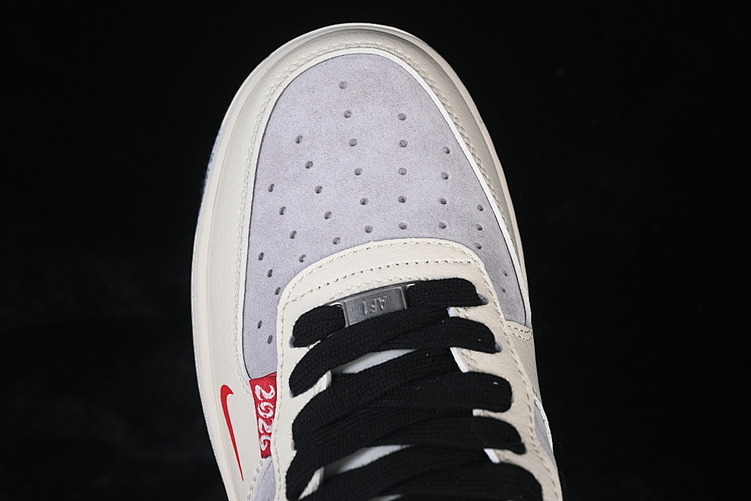 Nike [XD0028-015]-[AIR FORCE 1 07 LOW WHITE/GREY/BLACK/RED]-[WOMAN:36-39]-[MAN:40-45] - Image 10