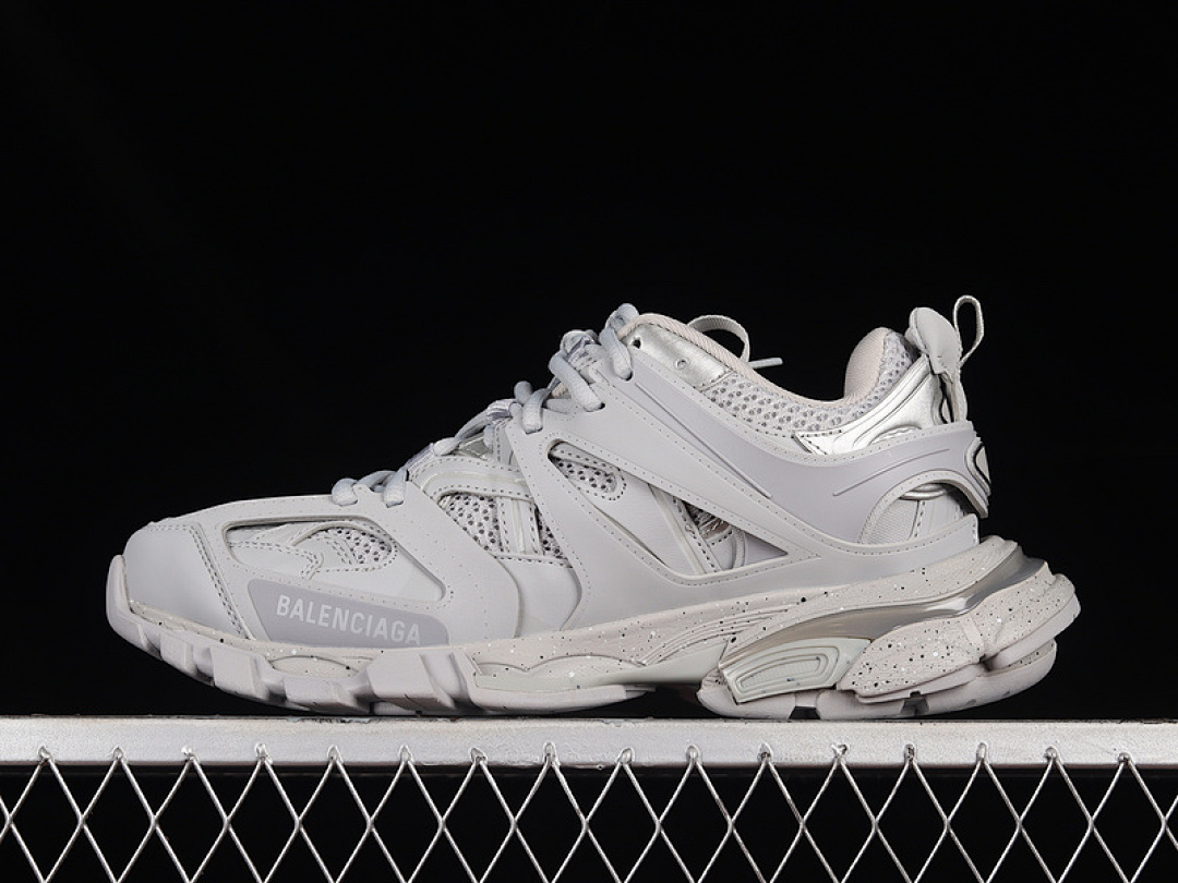 Unbranded [W2RB29001]-[BA*LEN*CIAGA TRACK TESS S.GOMMA SNEAKER LIGHT GREY/LIGHT GREY/BLACK]-[35-46], photo 1