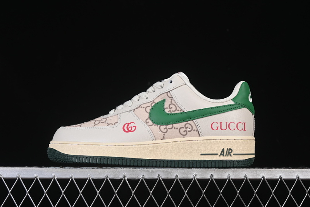 Nike Nike AIR FORCE 1 07 LOW WHITE/GREY/GREEN · AH8462-003, photo 1