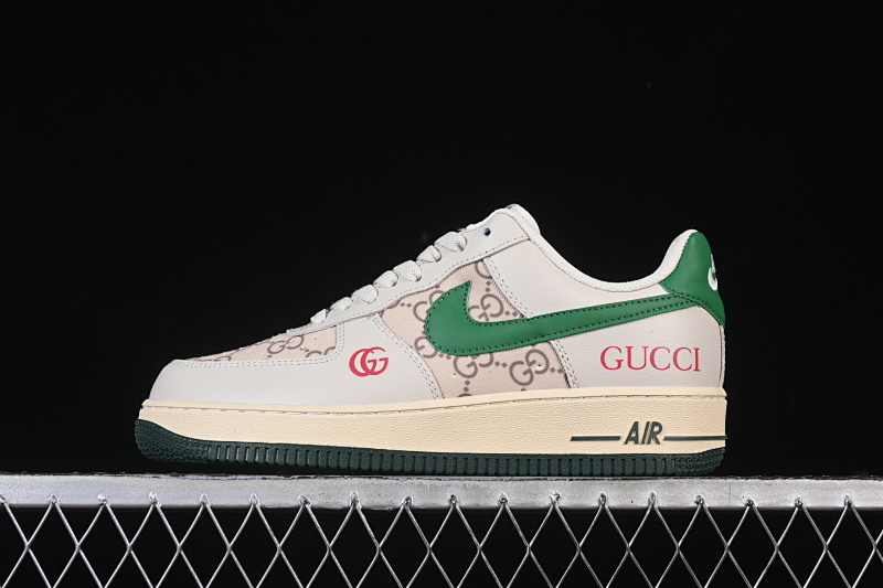 Nike Nike AIR FORCE 1 07 LOW WHITE/GREY/GREEN · AH8462-003, photo 1