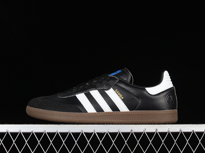Adidas Adidas SAMBA OG SHOES CORE BLACK/FOOTWEAR WHITE/GUM · B75807, photo 1