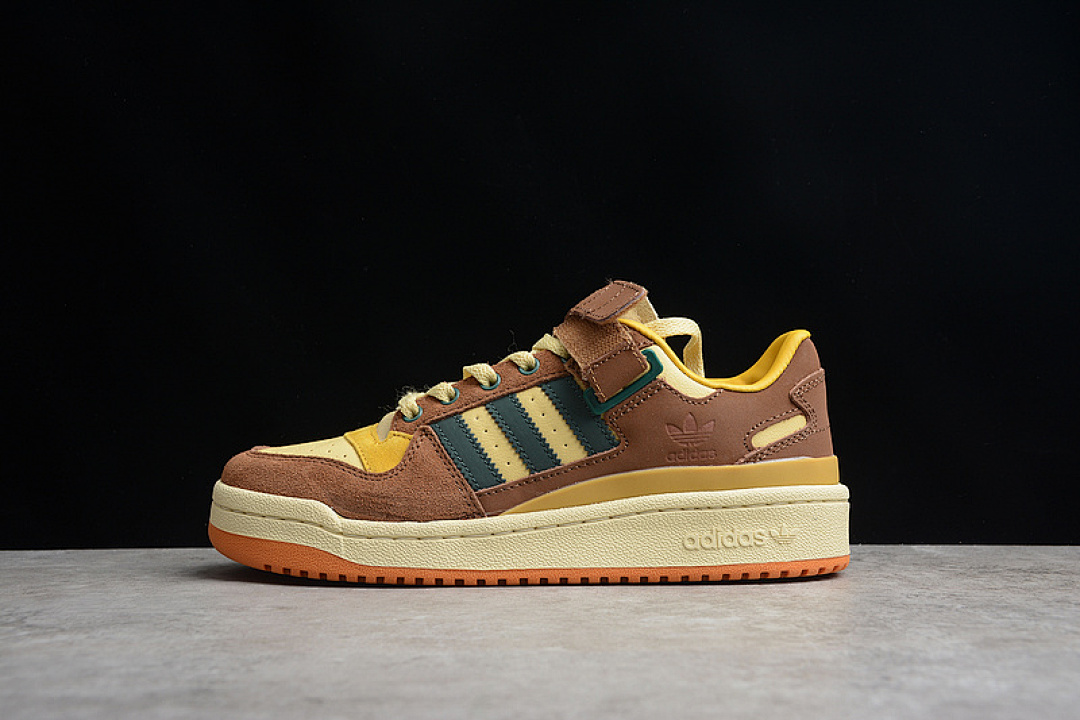 Unbranded [GW3486]-[FORUM LOW YOYOGI PARK BROWN/MUSTARD/DARK GREEN]-[WOMAN:36-39]-[MAN:40-45], photo 1