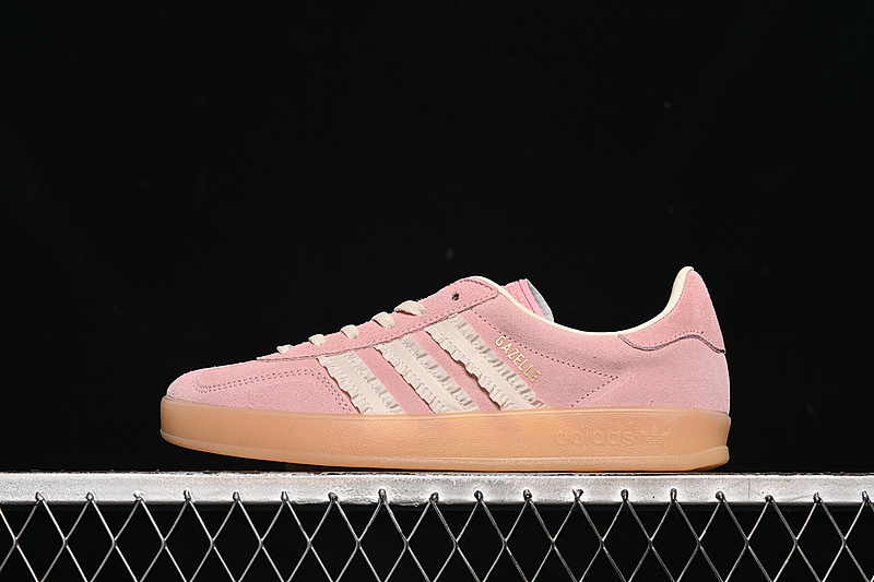 Adidas GAZELLE INDOOR WONDER MAUVE/CREW WHITE/GUM 3 · JS1413, photo 1