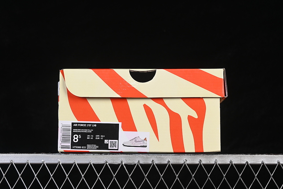 Nike [HT5088-633]-[AIR FORCE 1 07 LOW CASUAL SNEAKERS WHITE/GREY/BLUE]-[WOMAN:36-39]-[MAN:40-45] - Image 12