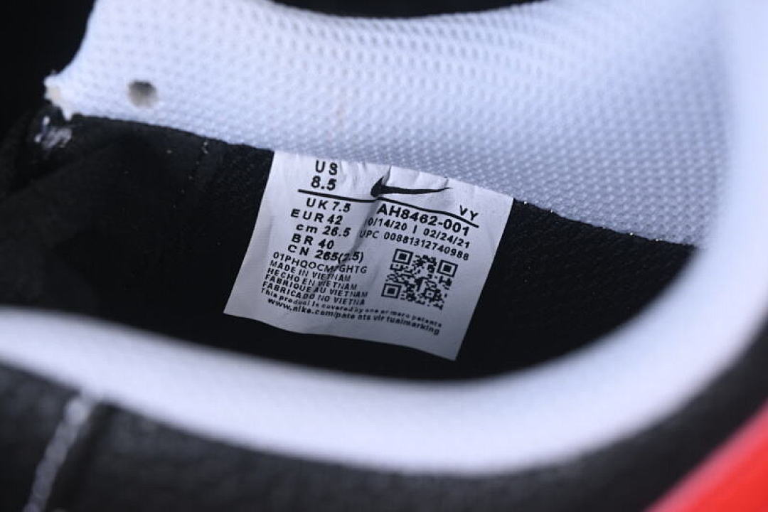 Nike [AH8462-001]-[AIR FORCE 1 07 LOW WHITE/BLACK/RED/BLUE]-[WOMAN:36-39]-[MAN:40-45] - Image 6