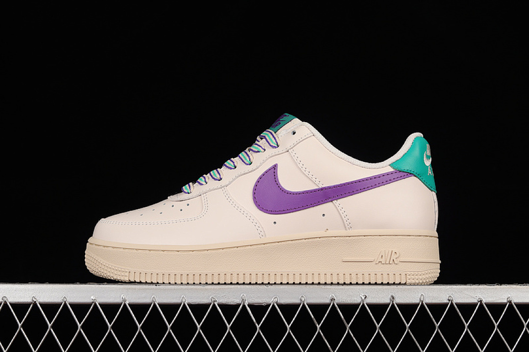 Nike [BS8873-306]-[AIR FORCE 1 LOW 07 BEIGE/PURPLE/GREEN]-[WOMAN:36-39]-[MAN:40-45], photo 1