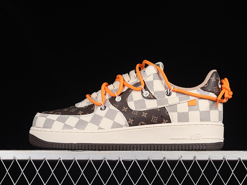 Nike Nike AIR FORCE 1 LOW 07 X L*V BEIGE/LIGHT GREY/BROWN · CV1724-112, photo 1