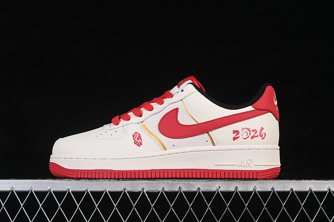 Nike [QW5288-119]-[AIR FORCE 1 07 LOW WHITE/RED/WHITE]-[WOMAN:36-39]-[MAN:40-45] - Image 2