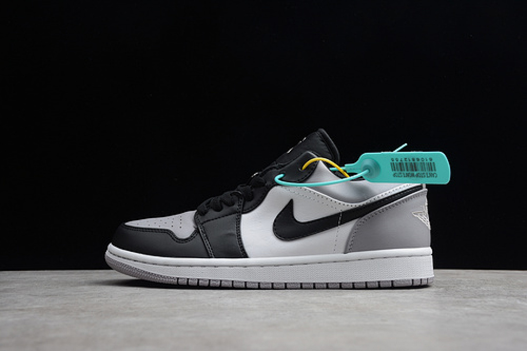 Jordan [553558-110]-[AIR JORDAN 1 LOW GREY TOE GREY/WHITE/ATMOSPHERE-BLACK]-[MAN:40-45]-[1.1-110], photo 1