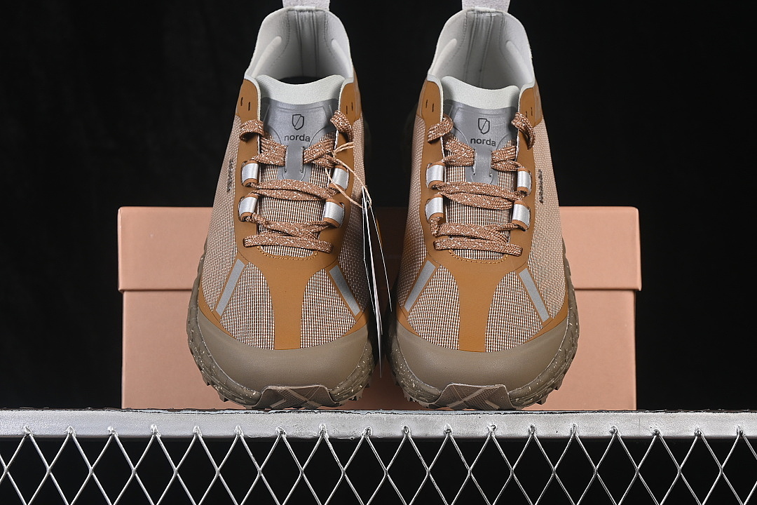Norda [WEAR-RESISTANT CASUAL RUNNING SHOES BROWN/GREY/BROWN]-[WOMAN:36-39]-[MAN:40-45] - Image 14