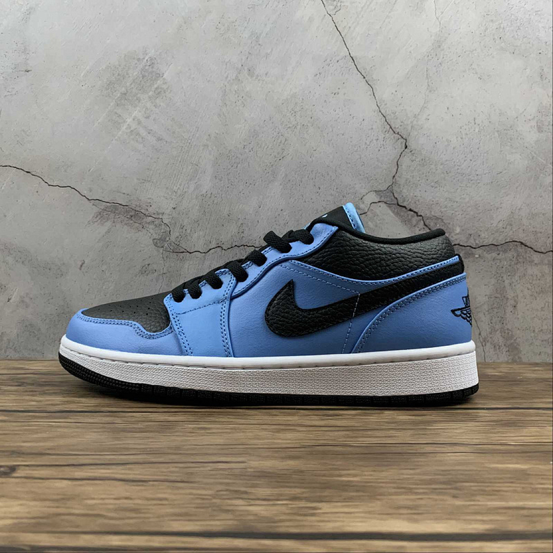 Jordan [553558-403]-[AIR JORDAN 1 LOW UNIVERSITY BLUE/BLACK/WHITE]-[WOMAN:35.5-39]-[MAN:40-47.5], photo 1