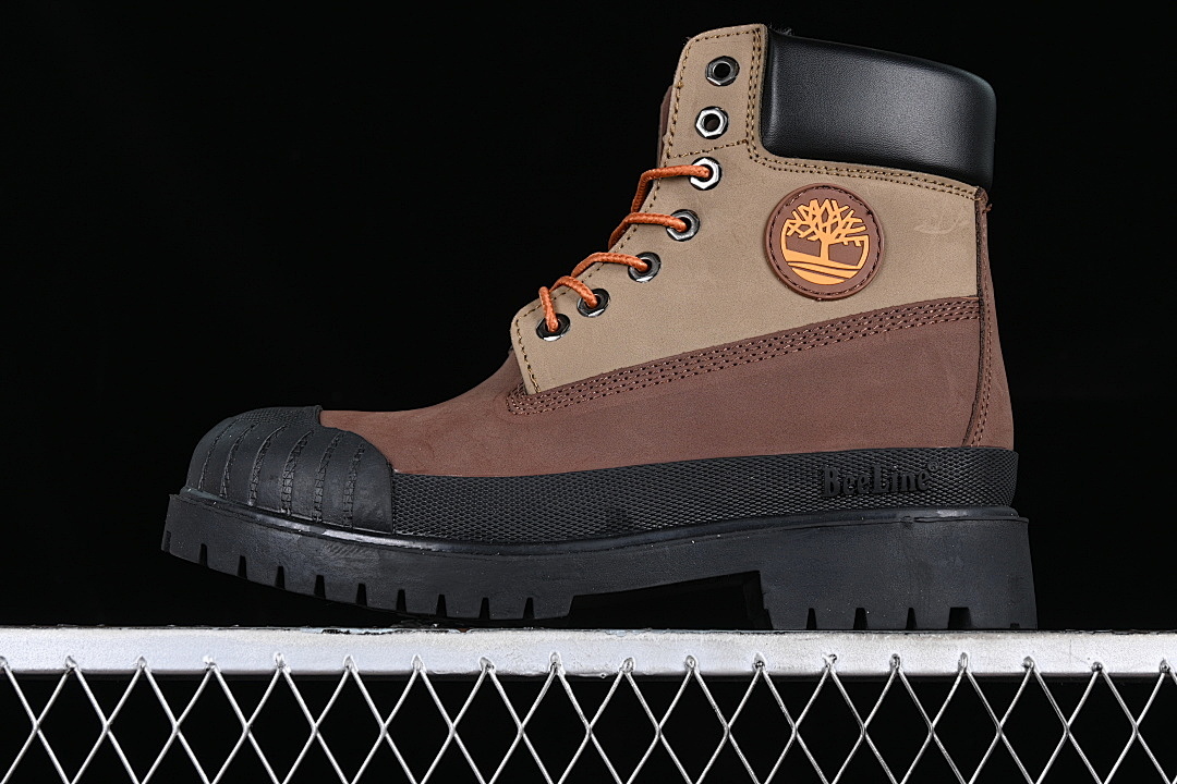 Timberland Timberland FLEECE RUBBER TOED HIGH TOP BOOTS COFFEE/BLACK/BROWN · 52145, photo 1