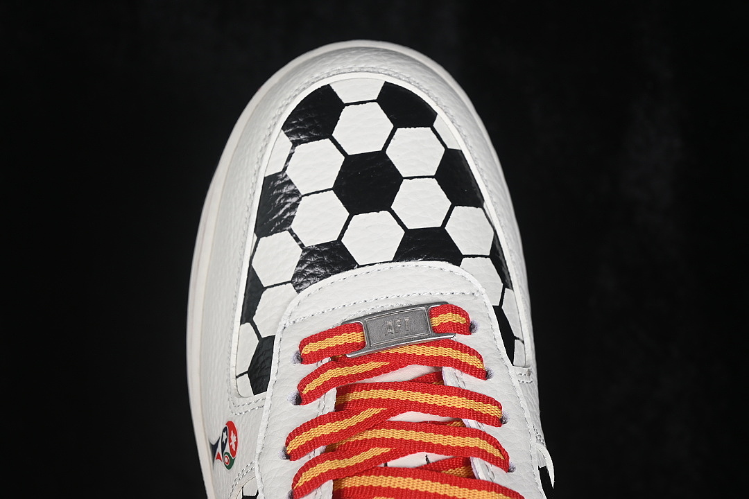Nike [NH0601-548]-[AIR FORCE 1 07 LOW CASUAL SNEAKERS WHITE/BLACK/RED]-[WOMAN:36-39]-[MAN:40-45] - Image 10