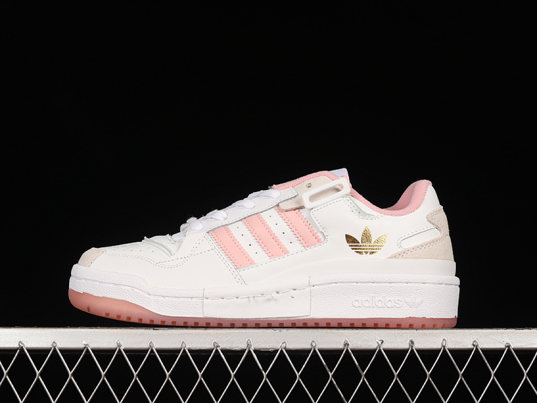 Unbranded [GX4589]-[FORUM 84 LOW SHOES CLOUD WHITE/LIGHT PINK/GOLD]-[WOMAN:36-40], photo 1
