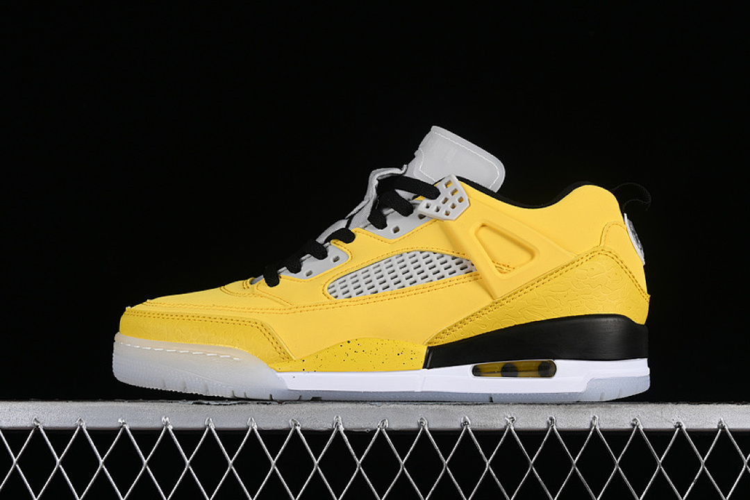 Jordan [FQ1759-101]-[JORDAN SPIZIKE LOW AJ WHITE/GREY/BLACK/YELLOW]-[WOMAN:36-39]-[MAN:40-47.5], photo 1