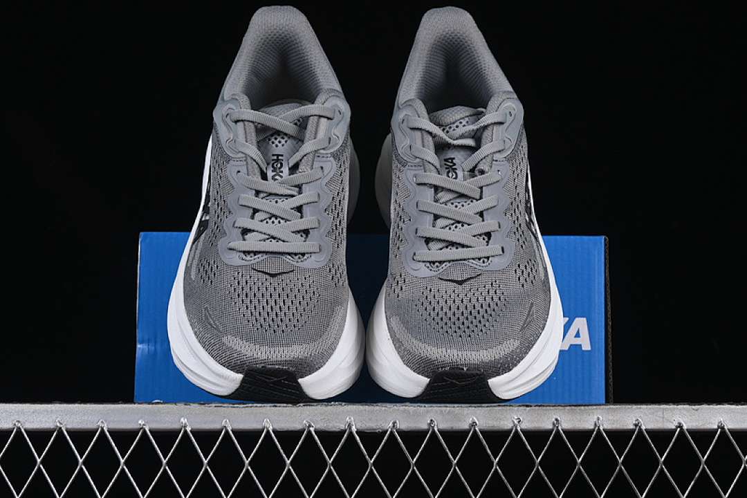 On Running [1162011 GCTC]-[HOKA ONE BONDI 9 BLACK/WHITE/GREY]-[WOMAN:36-39]-[MAN:40-45] - Image 13