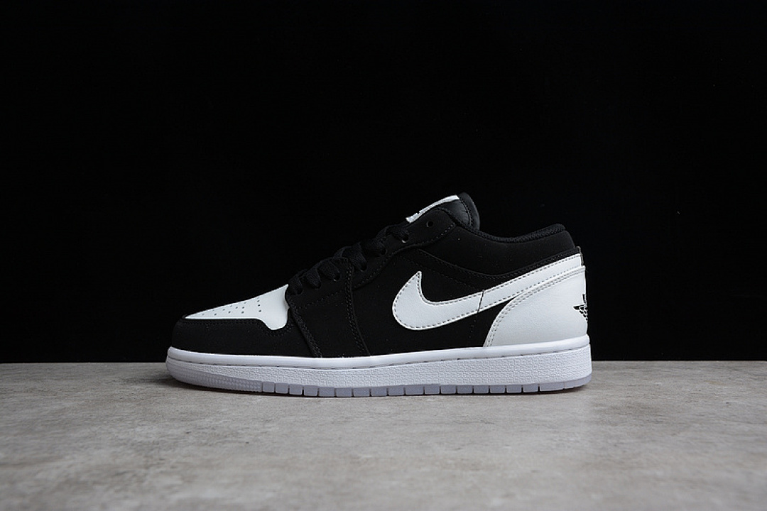 Jordan AIR Jordan 1 LOW BLACK/BLACK/WHITE · DH6931-001, photo 1